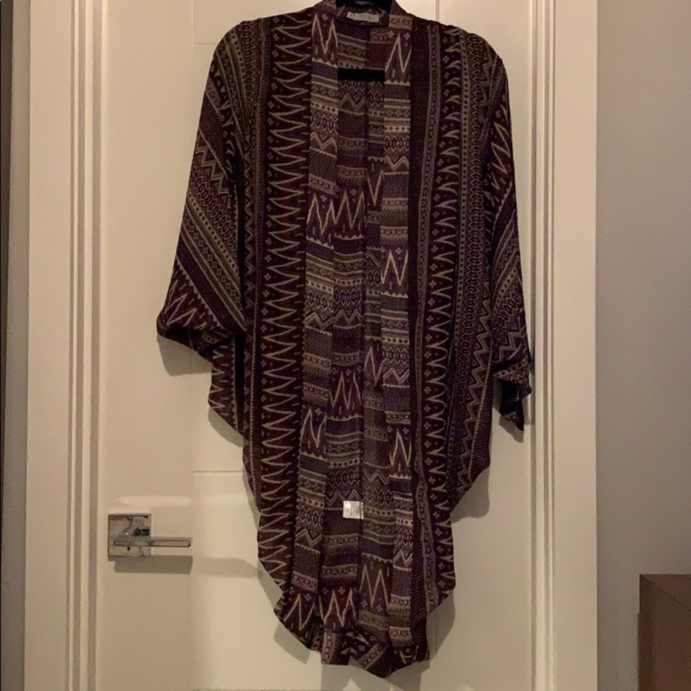 Patterned kimono